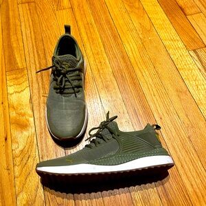 Puma Pacer Next Cage Fresh Mesh Breathable Soft Foam Olive run sport active 8